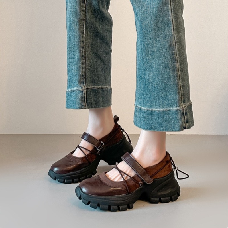 Women'S Shoes Casual Sneakers - New Retro Ballet Mary Jane Shoes
