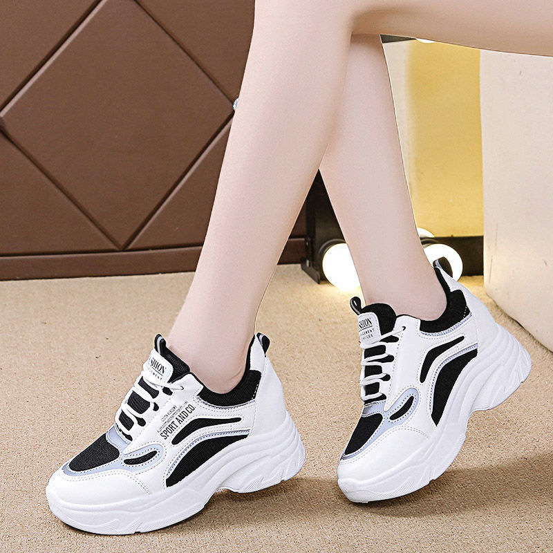 Women'S Shoes Casual Sneakers - insTrendy dad shoes for women, thick-soled