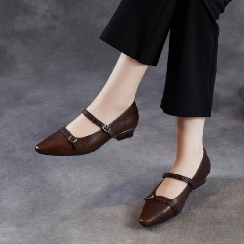 Brown Black Korea Women Flats  - огляд і ціна Women Shoes Black
