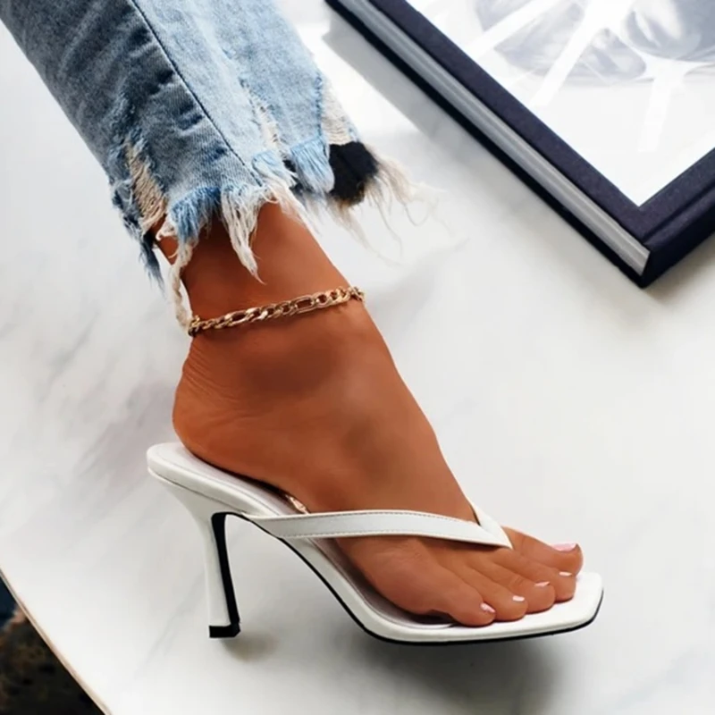 Stylish Women's Heel Flip Flop - огляд і ціна Women Shoes Black