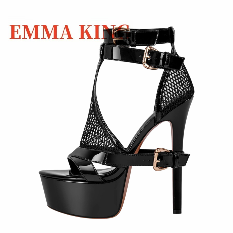 Yellow Mesh Platform Heeled Sa - огляд і ціна Women'S Shoes Trendy