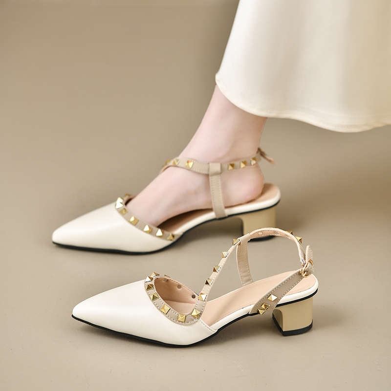 Women Shiny Back Buckle Strap  - огляд і ціна Women'S Shoes Trendy
