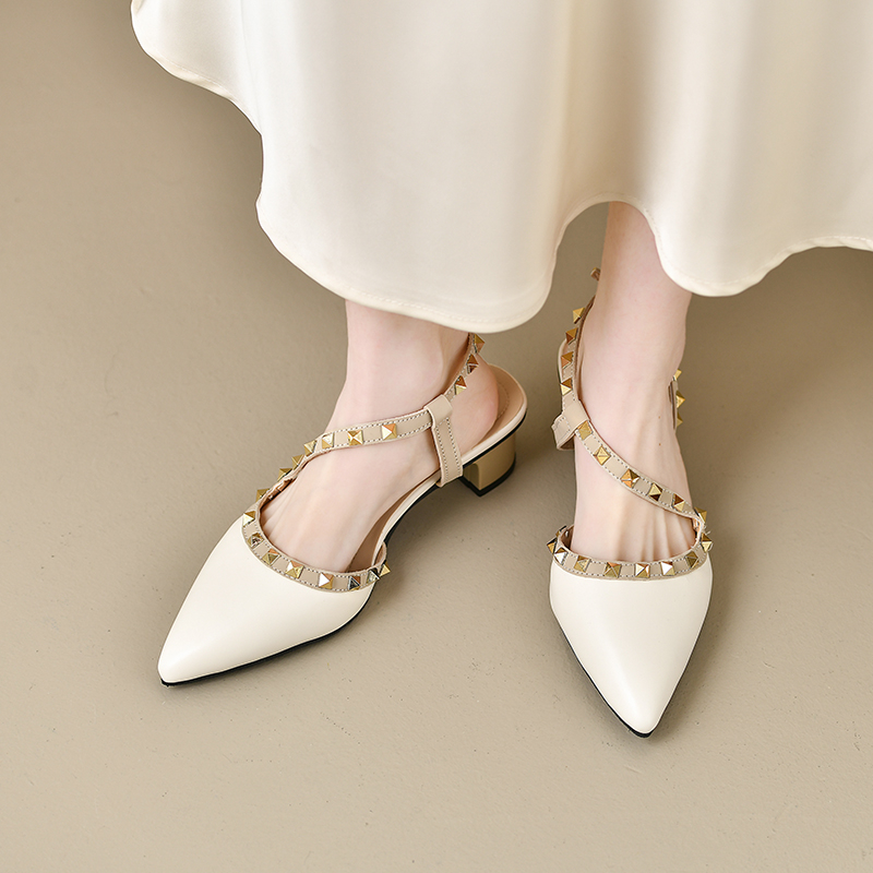 Women Shiny Back Buckle Strap  - огляд і ціна Women'S Shoes Trendy