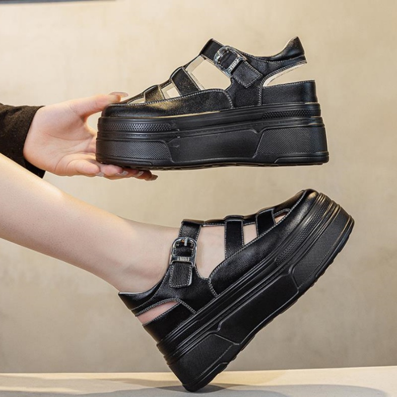 8.5cm Hollow Full Cow Genuine  - огляд і ціна Women'S Shoes Casual Sneakers