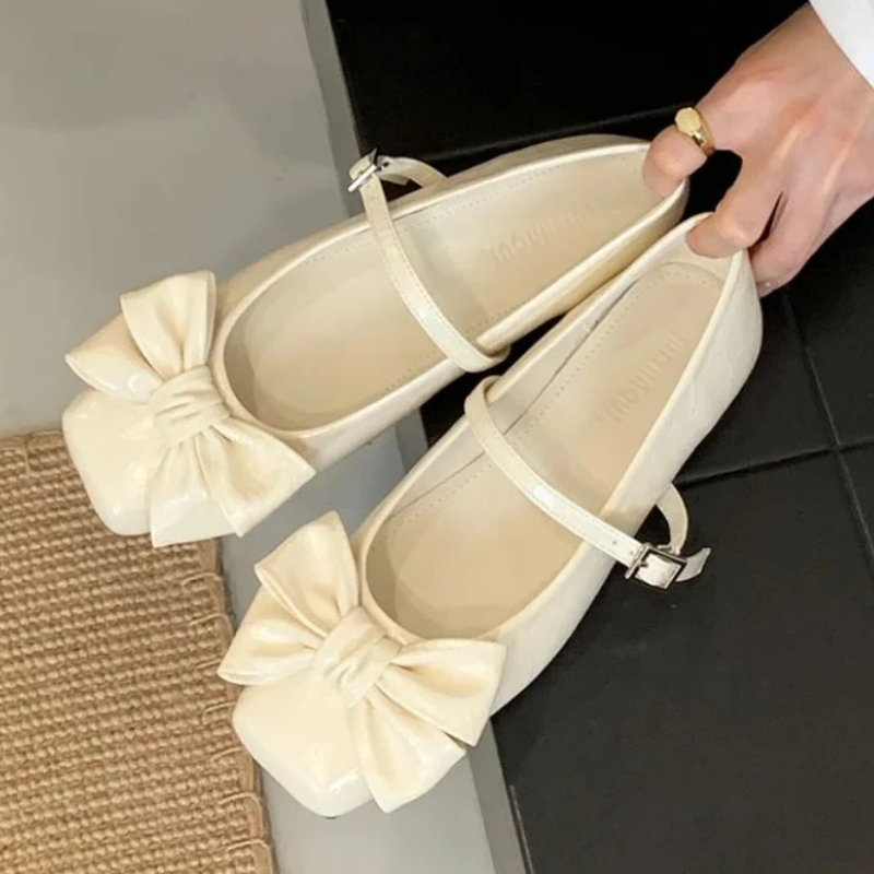 Cute Bowknot Square Toe Design - огляд і ціна Women Shoes Brands