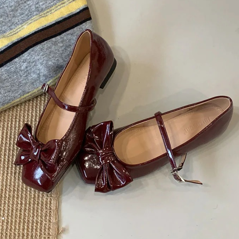 Cute Bowknot Square Toe Design - огляд і ціна Women Shoes Brands