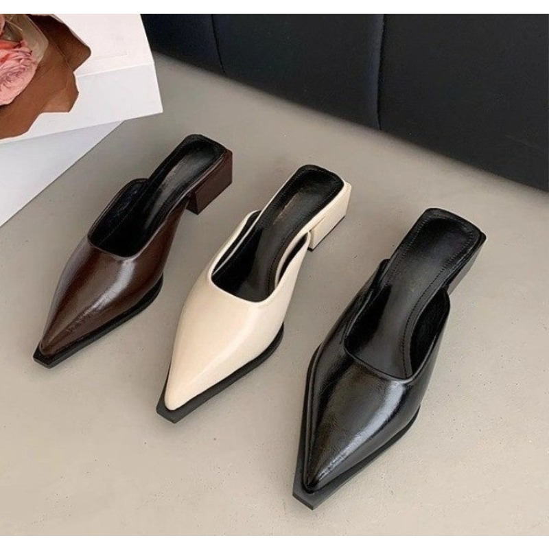 New Mid Heel Slippers Close To - огляд і ціна Mule Slip On