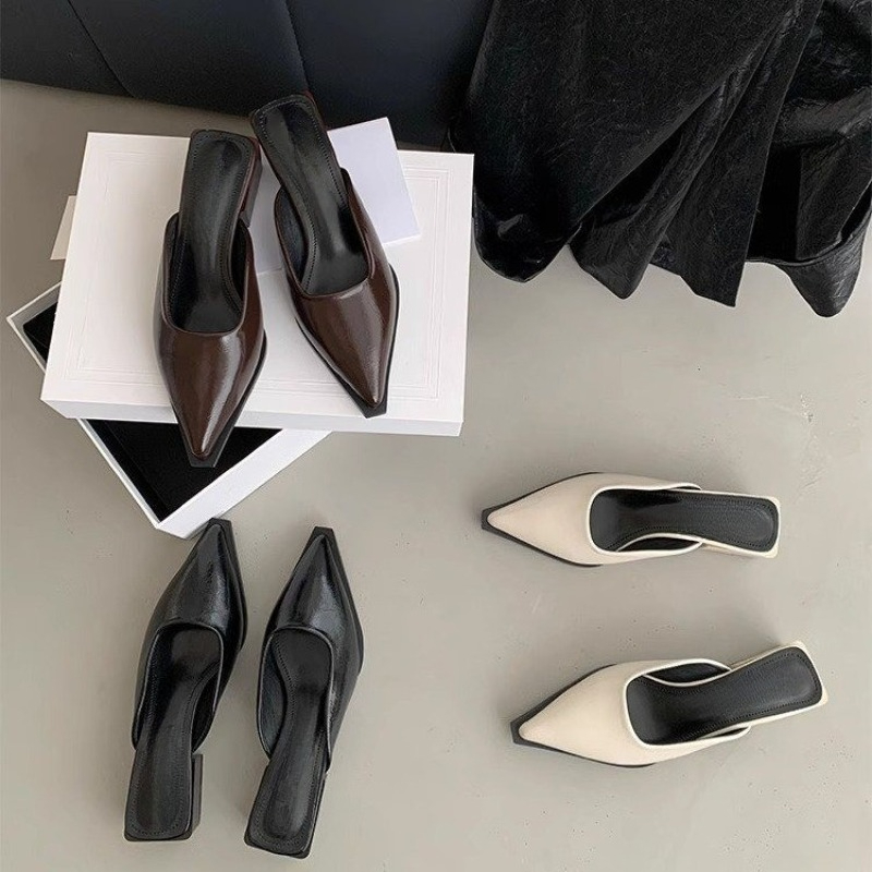 New Mid Heel Slippers Close To - огляд і ціна Mule Slip On