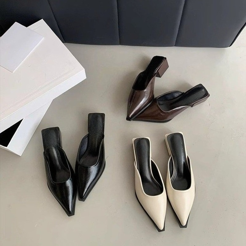 New Mid Heel Slippers Close To - огляд і ціна Mule Slip On