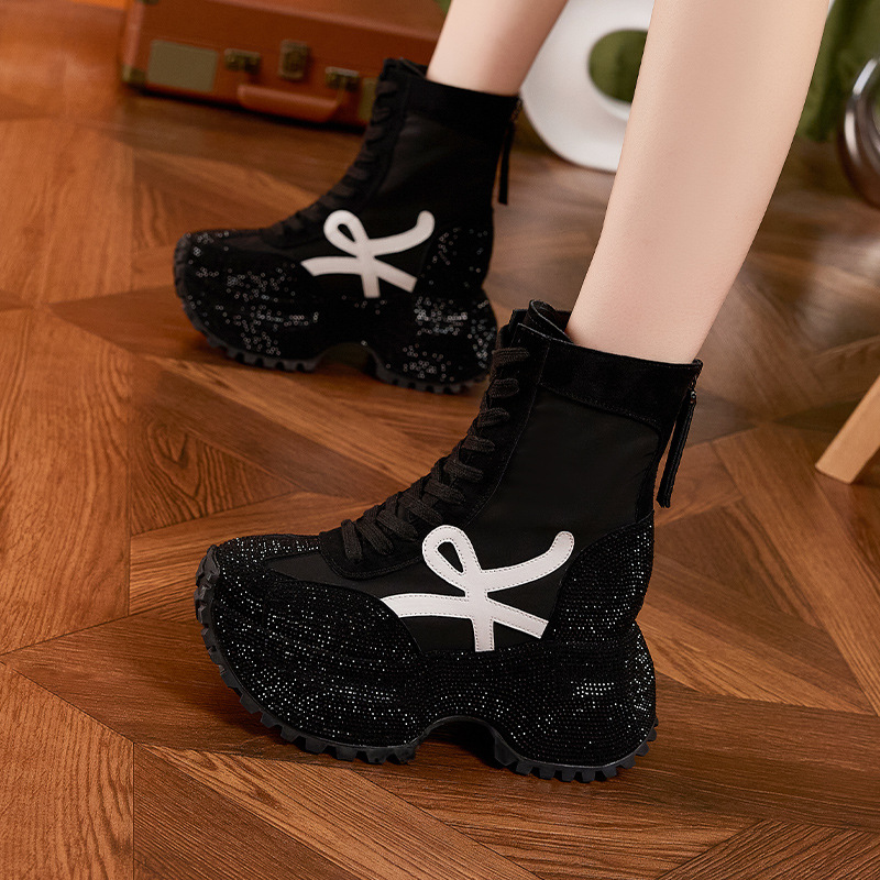 Women's Thick Sole High-top Fa - огляд і ціна Women'S Shoes Trendy