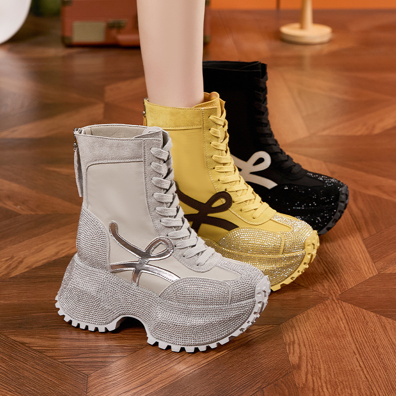 Women's Thick Sole High-top Fa - огляд і ціна Women'S Shoes Trendy