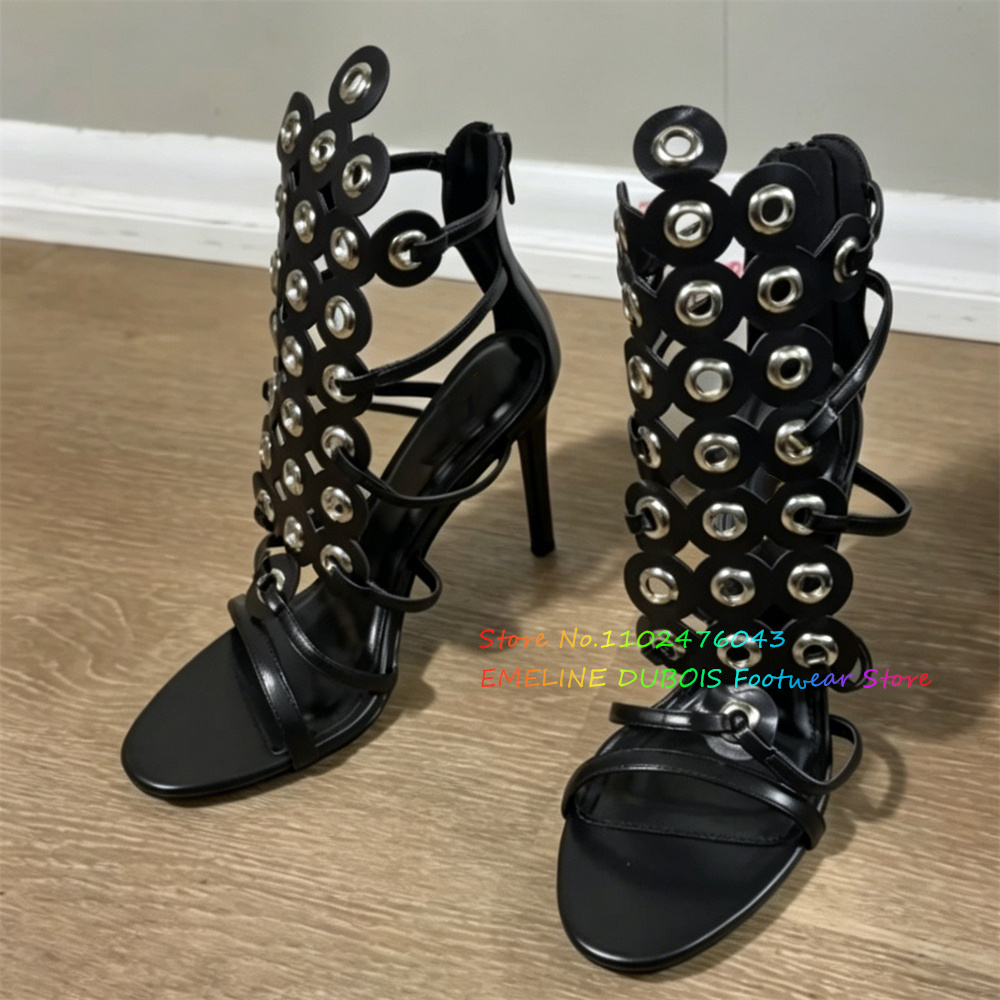 Gold Metal Circle Decor High H - огляд і ціна Women'S Shoes Trendy