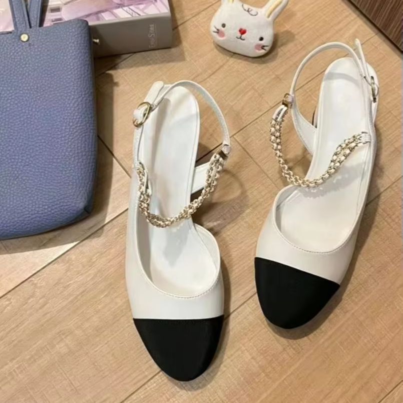 Women Slingback Pumps Two Tone - огляд і ціна Women Shoes Black