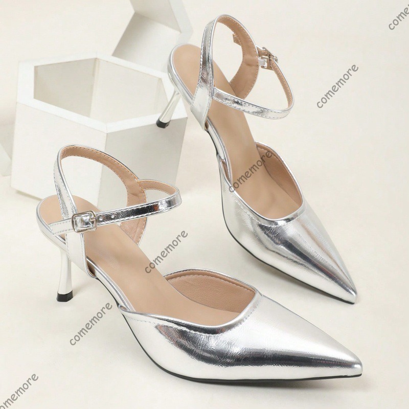 Women's Chic Silver Kitten Hee - огляд і ціна Women'S Shoes Trendy