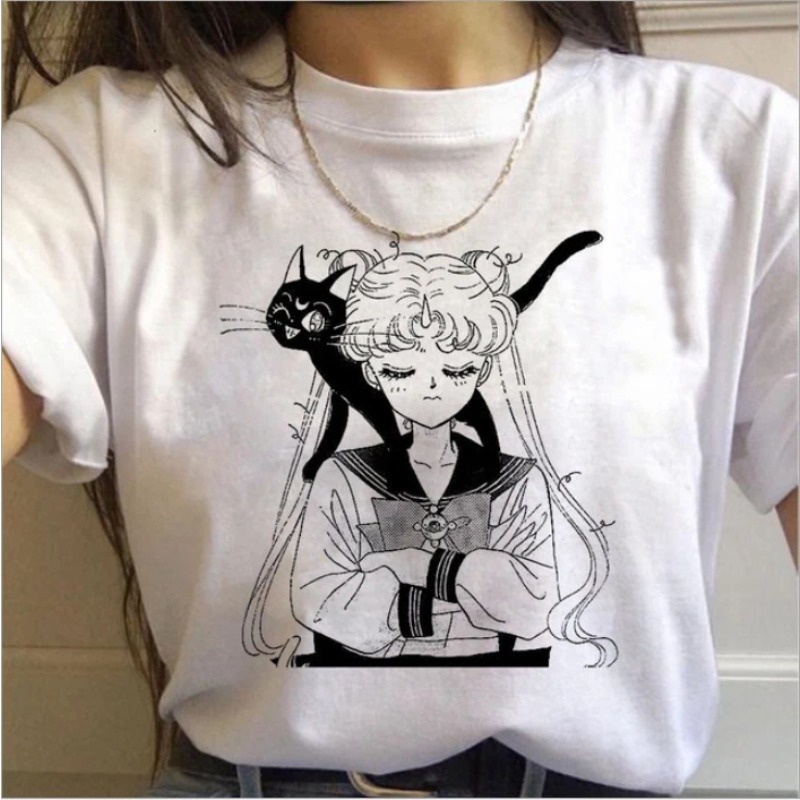 T Shirt 90s Anime Sailor Moon  - огляд і ціна Women'S Shoes In The 90S